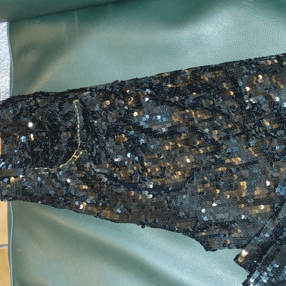 Black tie dressy elegant jacket/pant set - Picture 5 of 13